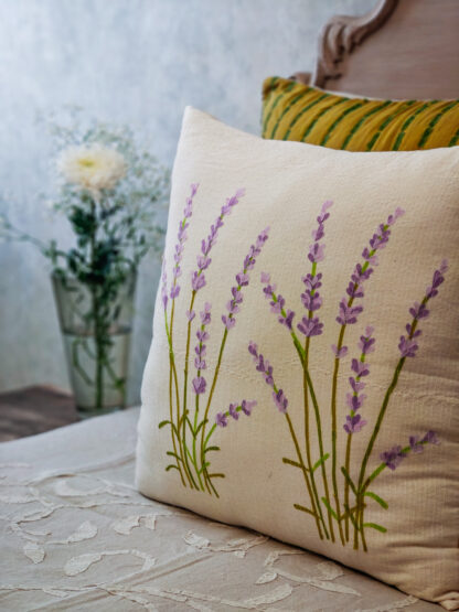 Calyz Lavender Flower Cushion - Image 5
